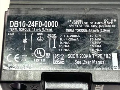 Used Watlow DIN-A-MITE Power Controller 18A 120-240VAC 4-20mA PLC Temperature Modules Michigan US | Maverick Industrial Sales #1394923