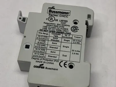 USED EATON, BUSSMANN CHCC