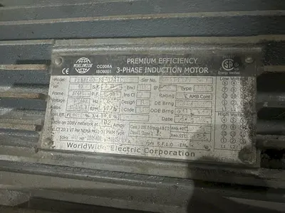 HERTWICH ENGINEERING MODEL #HE-300-30/A SWARF PUCK BRIQUETTER PRESS MACHINE: STOCK #23345