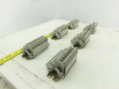 Allen Bradley 1492-WTS3 6 DIN Rail Sensor Terminal Block 500V Lot of 90