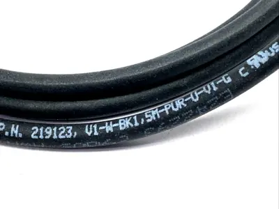 New | in-Stock Pepperl+Fuchs 219123, V1-W-BK1,5M-PUR-U-V1-G Connector Accessories Michigan US | Maverick Industrial Sales #1401682