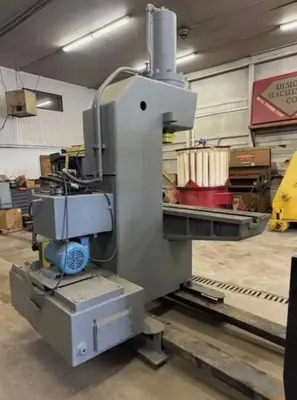 100 TON EITEL C-FRAME HYDRAULIC STRAIGHTENING PRESS. STOCK # 0436326