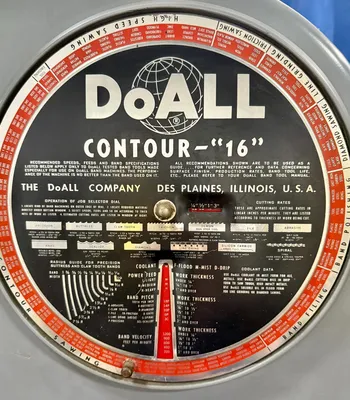 1960 DoAll 1612-1 Saws, Band, Vertical | Great American Equipment Company (2)