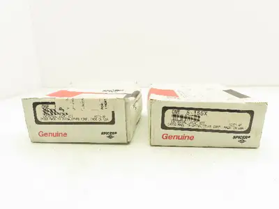 Spicer 5-155X Greaseable Driveshaft U-Joint 1-1/8" Bearing Cap Diameter Lot of 2