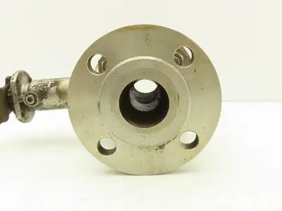 Habonim 1-1/2" Class 150 Flanged 2pc Stainless Ball Valve 275psi 316SS/CF8M
