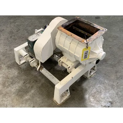 Used 10" Blow Thru Mild Steel  Rotary Airlock Valve
