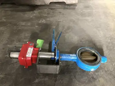 WATTS 4″ Cast Iron Wafer Butterfly Valve w/ CF8M Disc 200PSI WOG