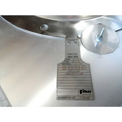 Unused 14" Fike Explosion Vent - Type CV-S BI