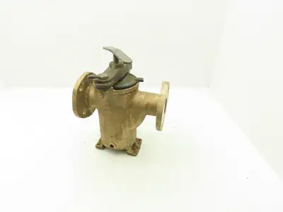 Hayward Model 72 Simplex 2" Inline Basket Strainer Bronze 200 PSI Flanged