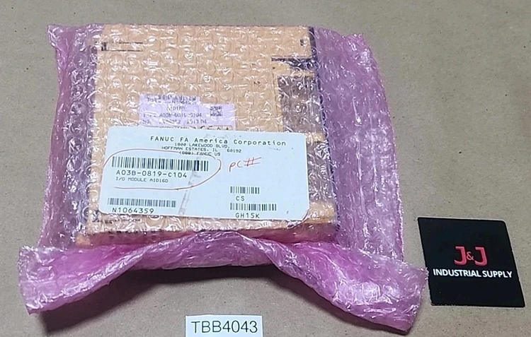 New | in-Stock GE Fanuc A03B-0819-C104 PLC Input & Output Indiana US | J&J Industrial Supply #517154