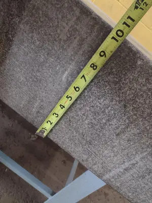 8' X 4' X 10" CHALLENGE PRECISION LAYOUT INSPECTION GRANITE TABLE: STOCK #23807