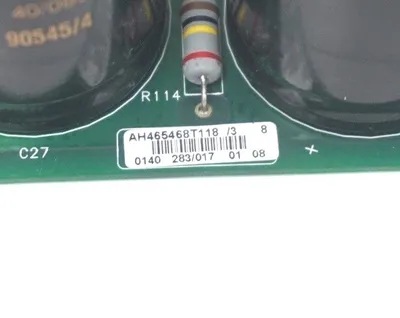 USED EUROTHERM DRIVES AH465468T118 CAPACITOR BOARD