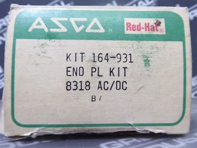 ASCO 164-931 Red Hat Solenoid Valve End Plate Kit New NIB