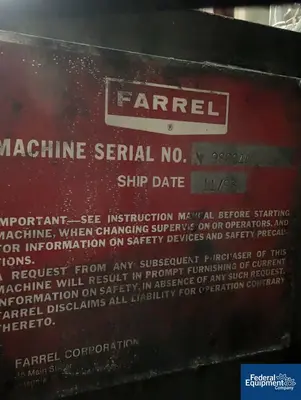 USED Farrel Farrel Banbury F80 Mixer, 600 HP