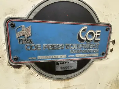 15,000 LBS X 18" X 0.310" COE PRESS EQUIPMENT FEED LINE, COIL REEL & CAR WITH STRAIGHTENER: STOCK #23438