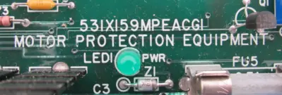 USED GE FANUC F31X159MPEACG1 MOTOR PROTECTION CARD 531X159MPEACG1