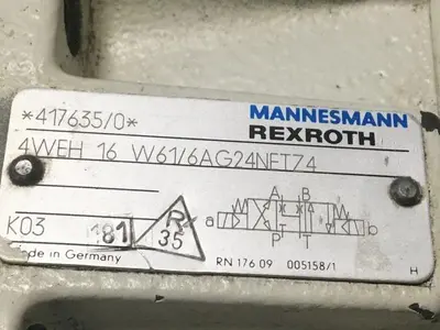 Used REXROTH 4WE6J53 AG24NZ4 MANIFOLD Valves/Fittings Michigan US | Ideal Machinery #1260147