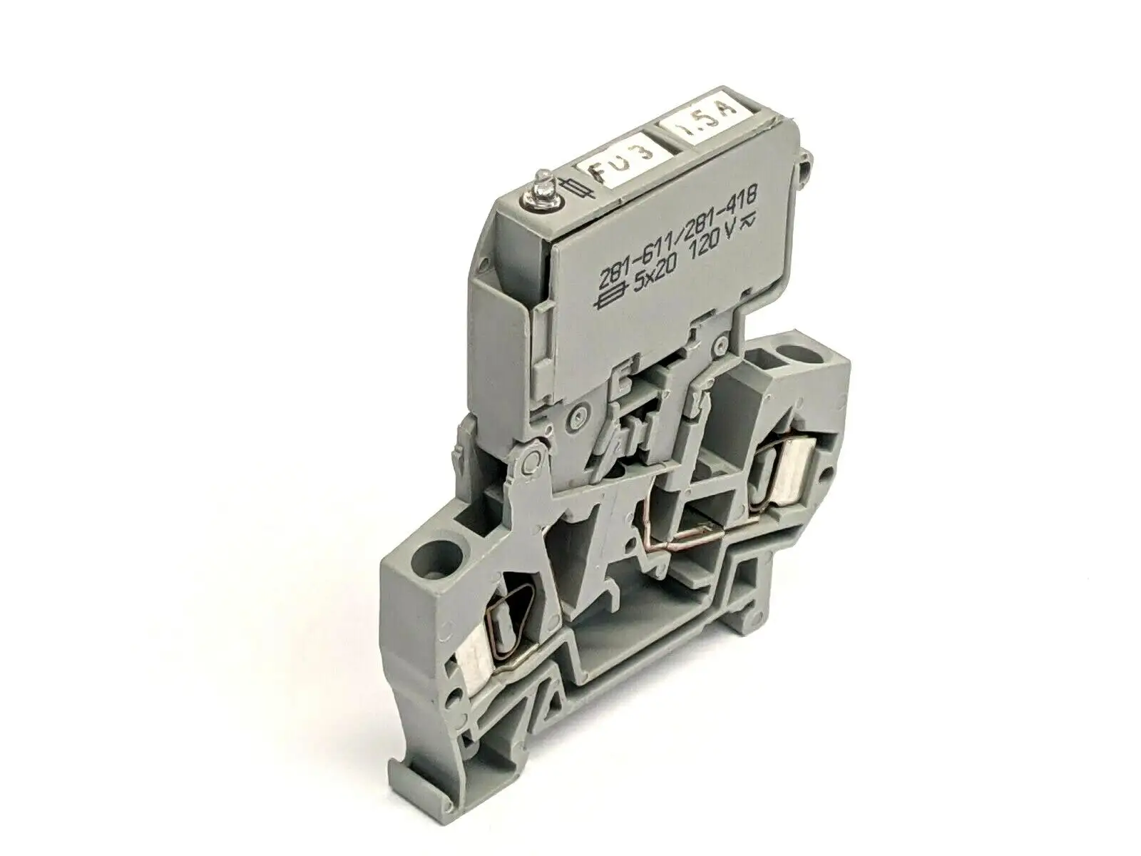 USED WAGO 2-CONDUCTOR FUSE TERMINAL BLOCK