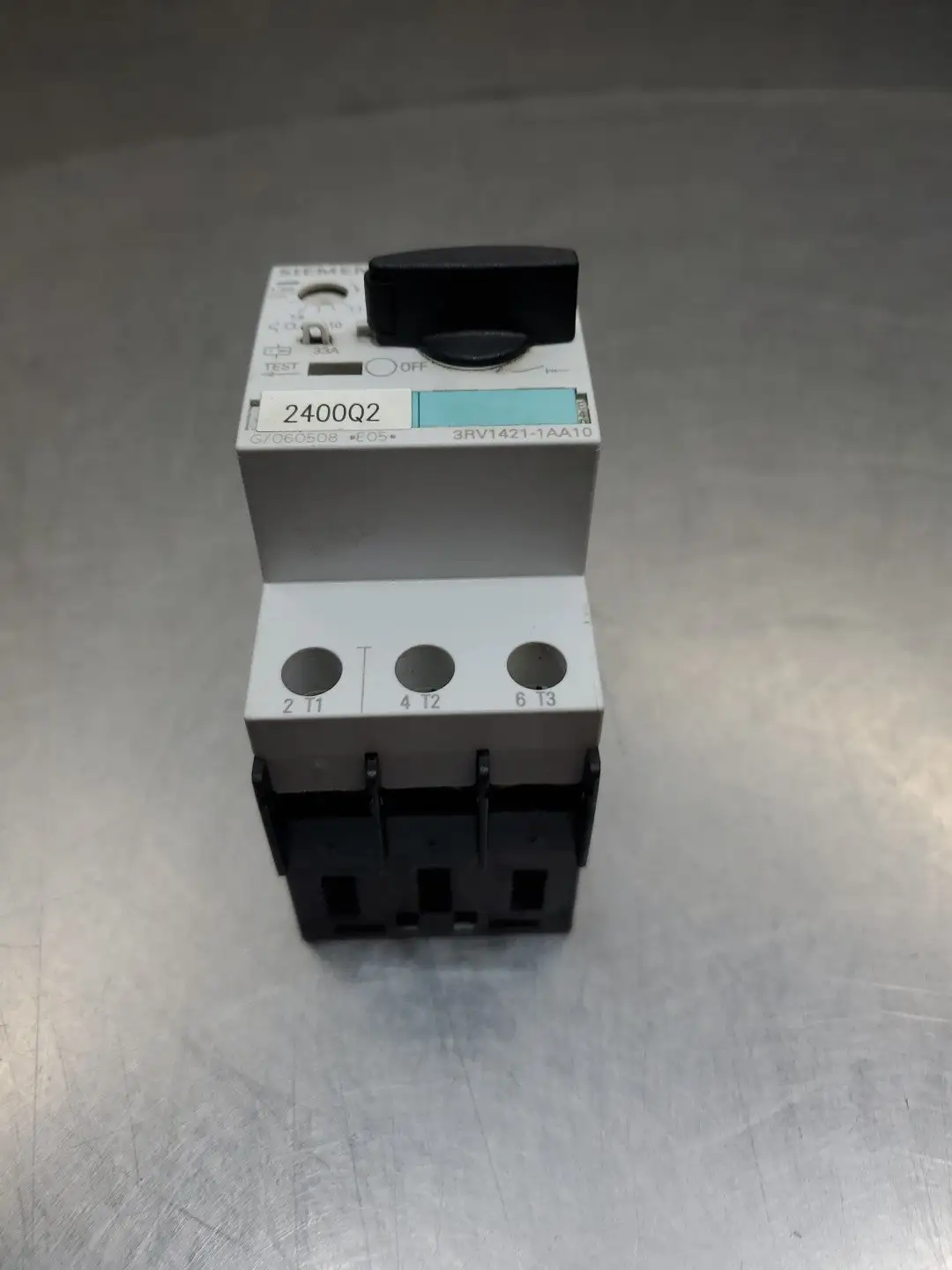 Used Siemens 3RV1421-1AA10 SIRIUS Manual Motor Starter, 1.6A. Starters South Carolina US | Palmetto Automation #1158903