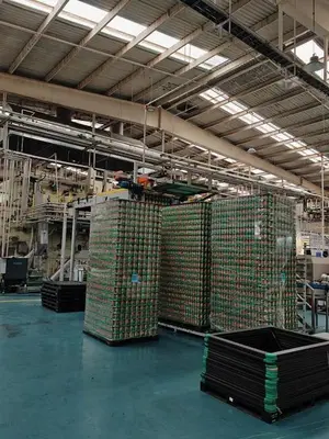 Complete Beverage Can Line with Sarcmi 20 Valve Can Filler / Comaco 4 Head Seamer
