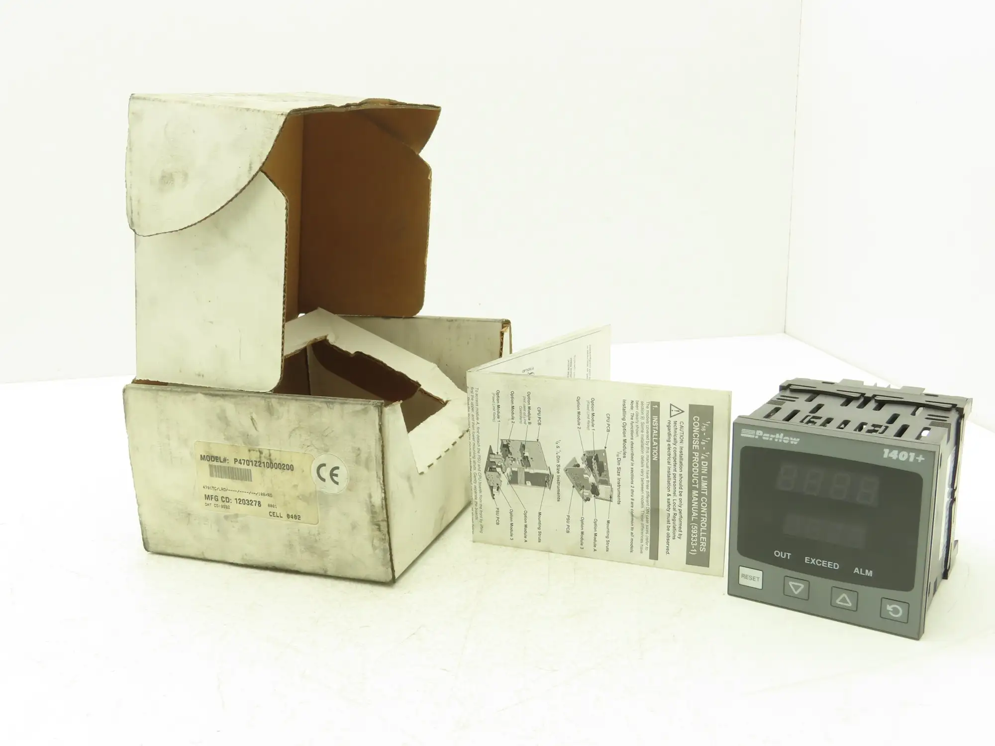 Partlow P4701Z210000200 1401+ Temp Limit Controller Z210000200