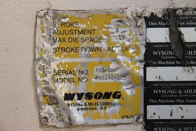 Used WYSONG THS140-120 Press Brakes Georgia US | The Equipment Hub #163010