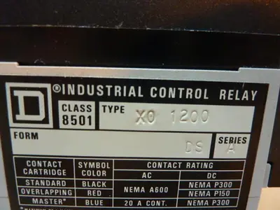 USED SQUARE D 8501-XO  1200
