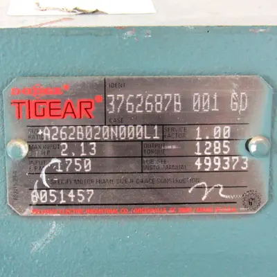 USED DODGE TIGEAR 3762687B 001 GD