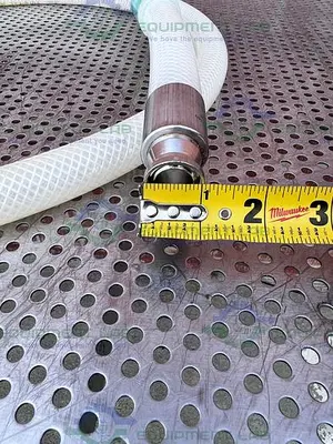 USED SAINT GOBAIN SBP 0750 PURE FIT 96" HOSE W/ 3/4" TO 1 1/2" SANITARY FITTING 90PSI