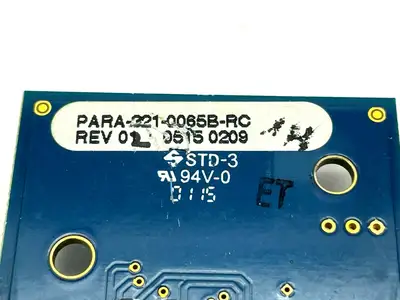 321-0065B-RC | Parata  Rev 02 Ethernet PCB Board - New Other