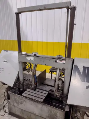 22" X 32" W.F. WELLS HORIZONTAL BANDSAW. STOCK #0133025