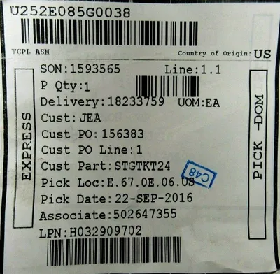 NEW TEMP-PRO U252E085G0038 THERMOCOUPLE STGTKT24