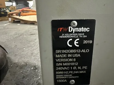 USED 2019 ITW DYNATEC SR1N2GBS12-ALO