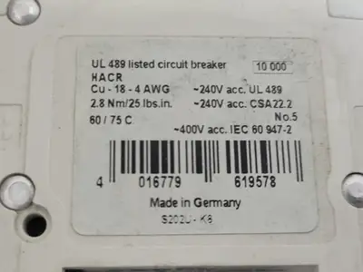 Used ABB E212323 Switchgears British Columbia CA | Lenmark #244699