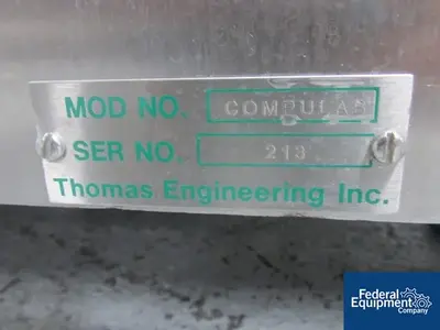 USED Thomas Processing 24" Thomas Compu-Lab NXR Coating Pan, S/S