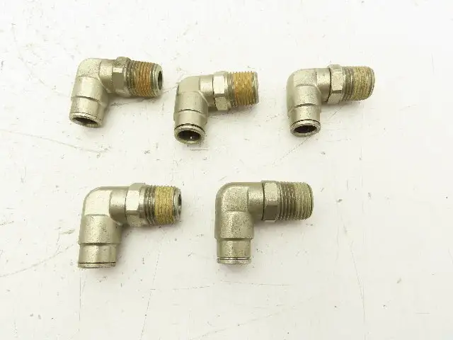 Norgren 124470748 Pneufit Swivel Male Elbow 1/2" OD Tube 1/2" MNPT Lot of 5