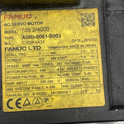 Used FANUC A06B-0061-B003 Misc Industrial Equipment California US | Davliegogo LLC #1732523