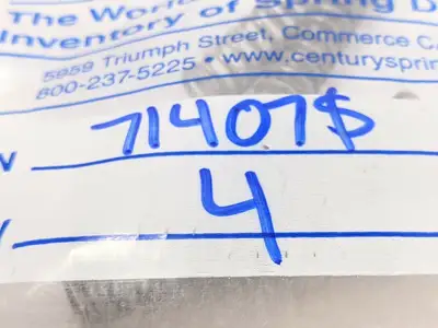 NEW CENTURY SPRING COMPRESSION SPRING 2.5”, .0420” OD, .310” ID