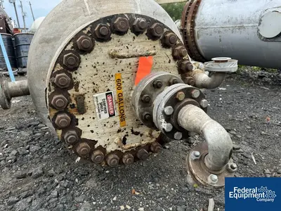 USED Whiting Metals 550 Gal Whiting Metals Receiver, 316L, 150#