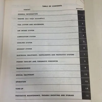 USED DETROIT DIESEL V-71 SERVICE MANUAL