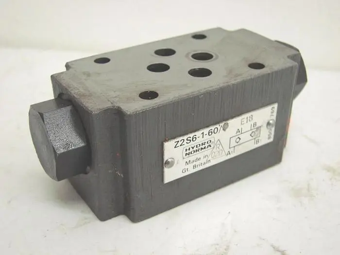Used HYDRONORMA Z2S6-1-60 Valves/Fittings Michigan US | Ideal Machinery #692590