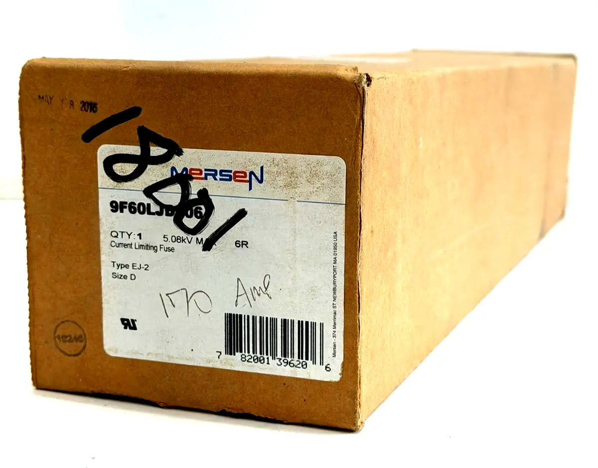 NEW MERSEN FERRAZ SHAWMUT 9F60LJD506 CURRENT LIMITING FUSE 5.08KV 6R