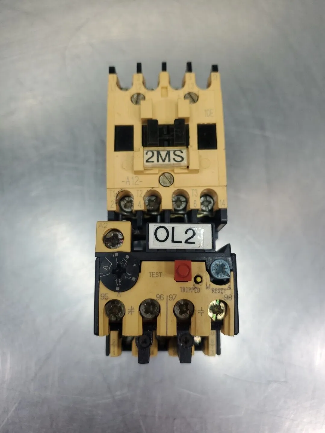 Allen-Bradley 100-A12ND3/B Contactor w/193-BSB16B Trip Module. 4C-13