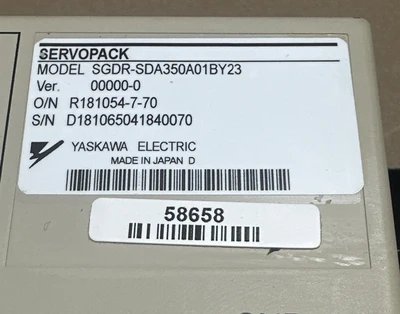 NEW Yaskawa SGDRSAD350A01BY23