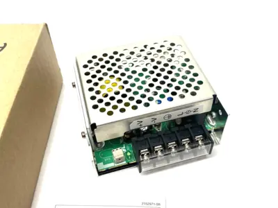 USED OMRON COVERED POWER SUPPLY INPUT 100 TO 240 VAC, OUTPUT 24V 0.65A