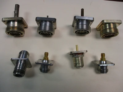 1 LOT  8 OF PANEL MOUNT ADAPTERS