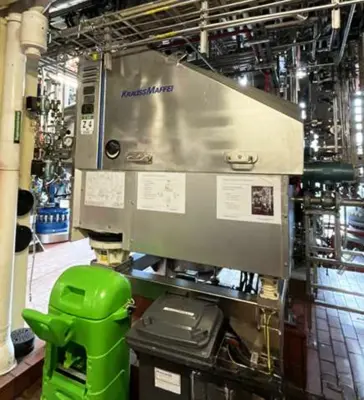 Krauss-Maffei HZ 800 Ph CIP peeler centrifuge, 316SS.