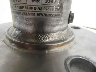 Technocheck 2.5" EHF 36 36 B NS 025 2-1/2" Stainless Steel Dual Disk Check Valve