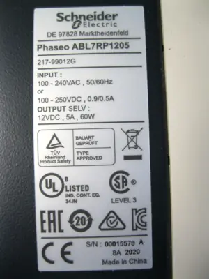 NEW Schneider Electric ABL7RP1205