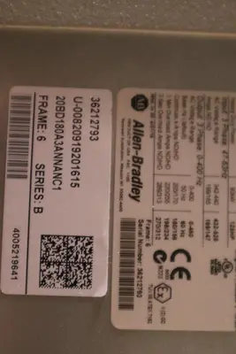 ALLEN BRADLEY 20BD180A3ANNANC1 POWERFLEX 700 DRIVE VFD 150 HP NEW UNIT #S-232